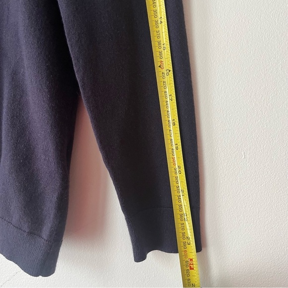 Lands’ End black neutral button down long sleeve cardigan women medium - Picture 9 of 11